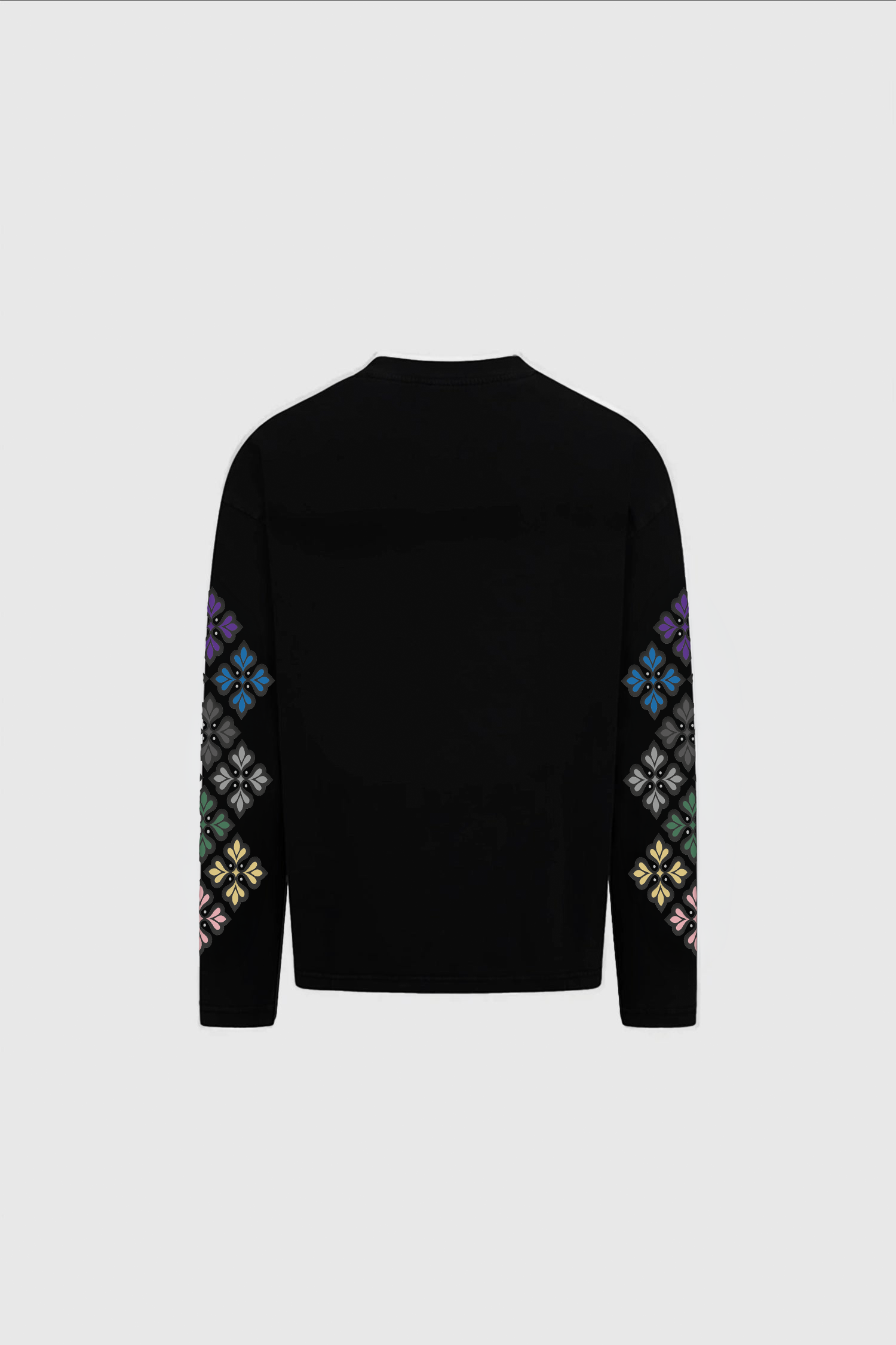 basic longsleeve black colorful